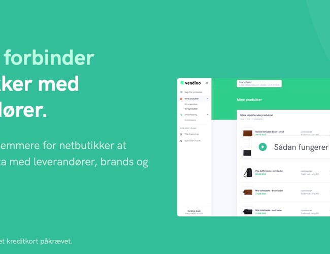 Dropshipping-platform, der forbinder netbutikker med leverandører til salg - Mere end 5.000 oprettede brugere