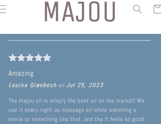 Webshop med eget brand af intimplejeprodukter