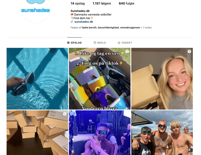 Webshop med omsæting 