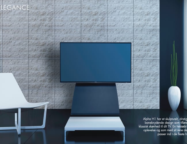 Handelsvirksomhed med innovative tv-standere og salg via 6 forhandlere