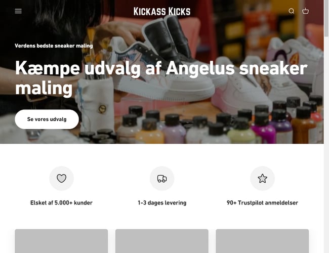 Danmarks førende webshop for sneaker-tilbehør søger ny ejer!