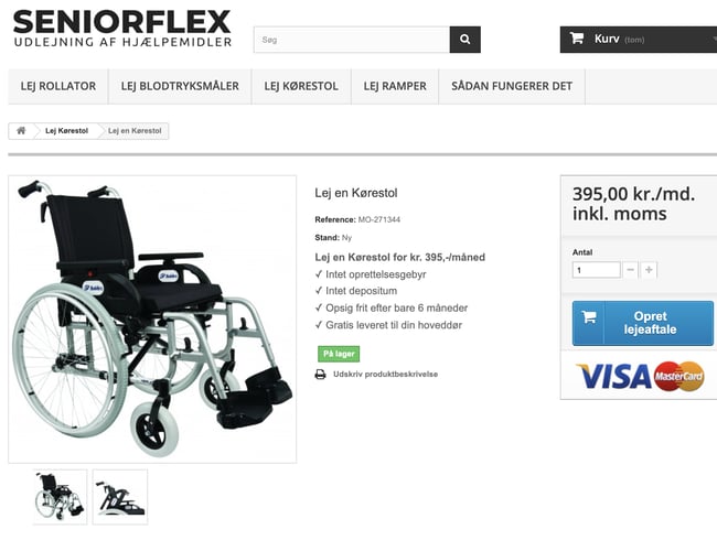 SeniorFlex.dk - Udlejning af Hjælpemidler til Seniorer