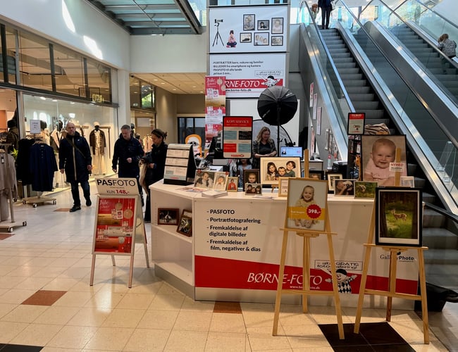 Fotostudie i Ballerup Centret