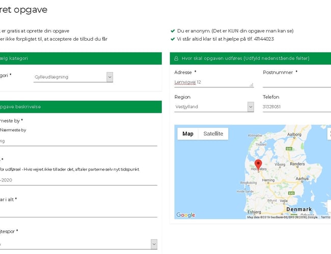Agroo.dk - Færdigudviklet webplatform til licitationssalg af ydelser/produkter
