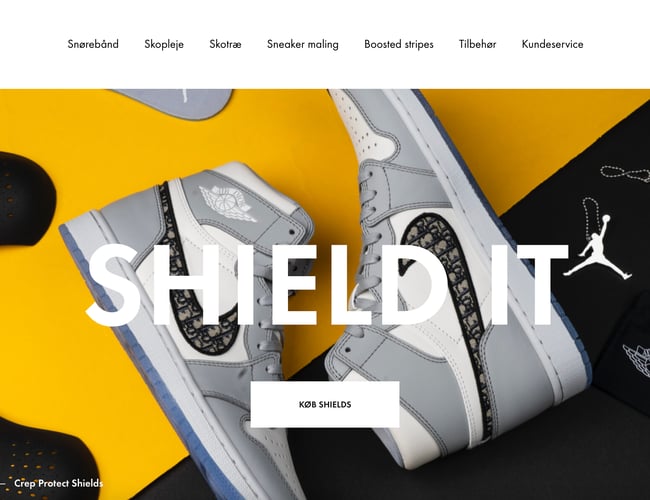5*stjernet webshop med sneaker accessories og velkendt navn