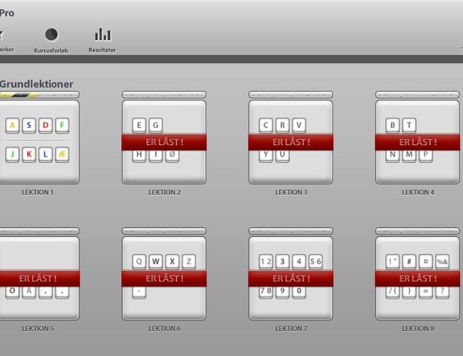 E-LEARNING PLATFORM OG INTERNATIONAL SKALERBART KONCEPT