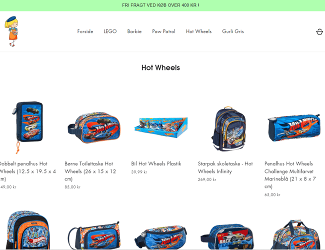 Bareleg.dk | 100% Køreklar dropshipping webshop med Legetøj