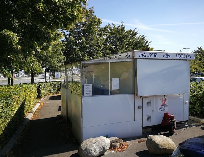 Pølsevogn Haaning de luxe model - Afhentning i Rungsted