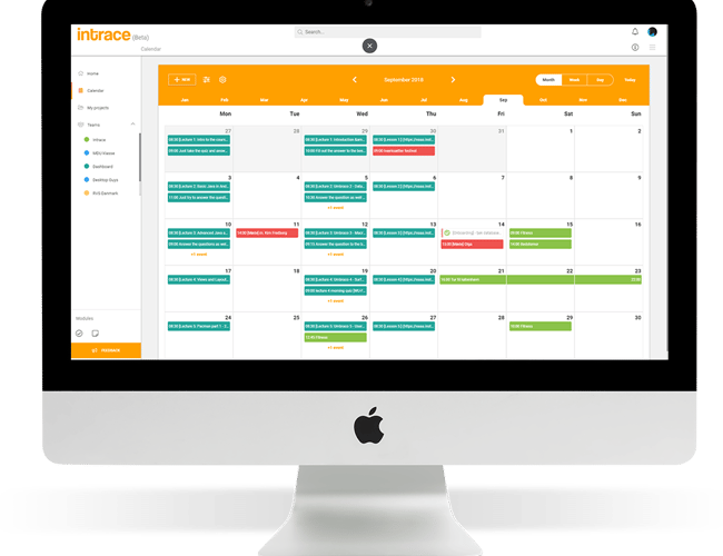 Intrace - Planlægningsplatform