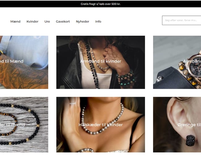 Kendt Smykke webshop til salg - Håndlavede smykker som produceres i Danmark