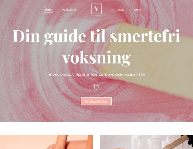 Affiliate website inden for nichen Voksning