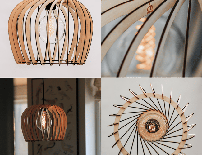 Design- og produktionsvirksomhed af lamper med egenproduktion i Danmark