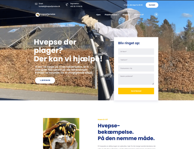 Niche virksomhed i skadedyrsbranchen