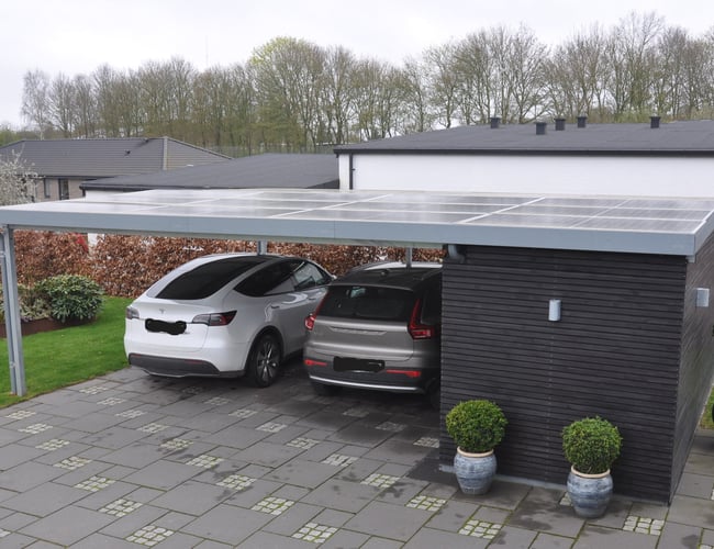 Carporte med solceller - Generationsskifte