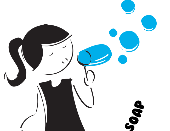 Er du den nye ejer af et patenteret sæbeboble gadget?