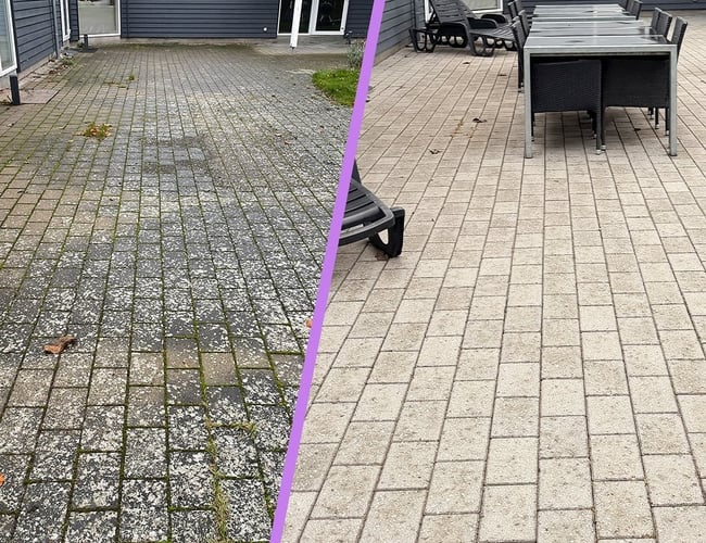 Skalerbar servicevirksomhed (fliserens og algebehandling)