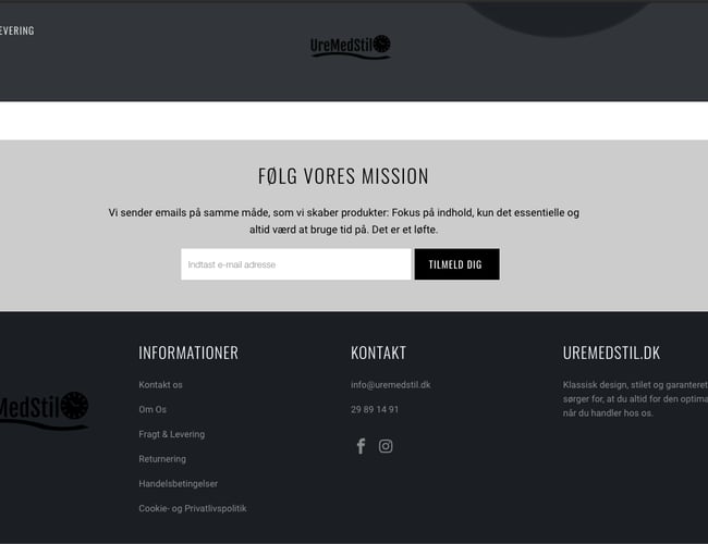 Nystartet køreklar dropshipping webshop med leverandør i Danmark