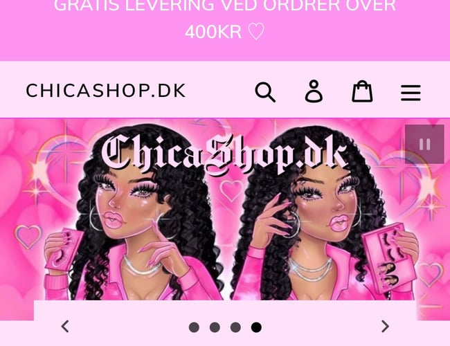 ChicaShop.dk - succesfuld vippe/skønheds webshop - Omsætningen for 2021: 333.485 kr. 
