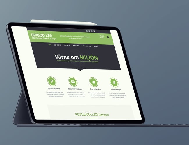 3 onlinebutikker med LED - omsat fra 50.000 kr til 300.000 kr på organiske søgeresultater. 