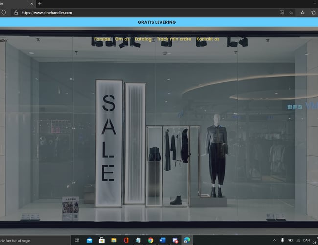 Køreklar dropshipping side med alt inkluderet