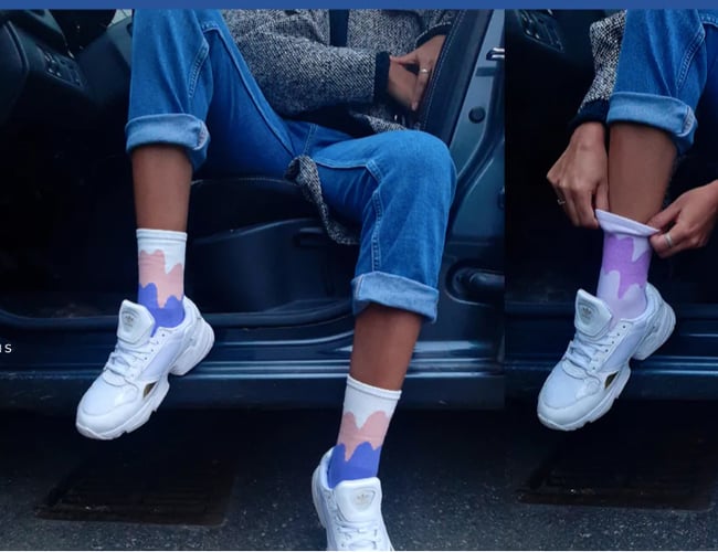 Flot webshop med salg af sokker - klar til vækst