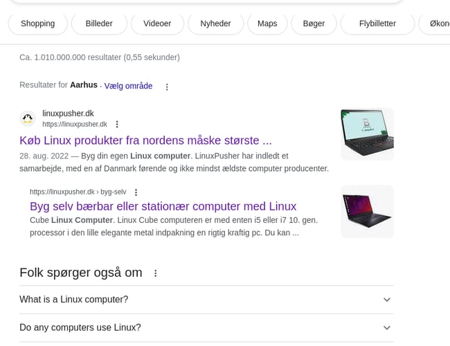 Fuld funktionsdygtig IT webshop til nørderne - Nok Nordens største Linux Webshop