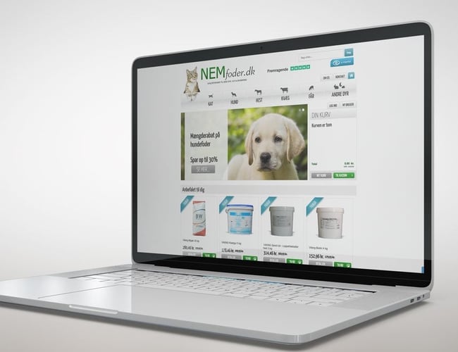 Nemfoder.dk - Webshop Speciale af Salg af dyrefoder - Overskud på 221.000 kr i 2017.