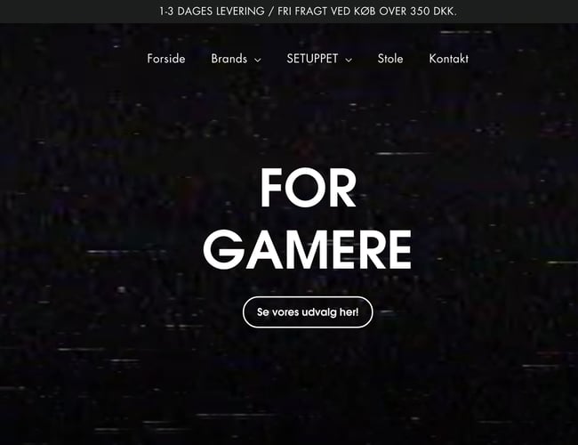 ElGear. dk | 100% Køreklar dropship webshop med Gaming udstyr | Dansk Leverandør