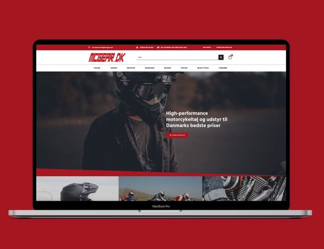 MCGEAR.DK - Webshop med motorcykel udstyr og beklædning - ren dropshipping