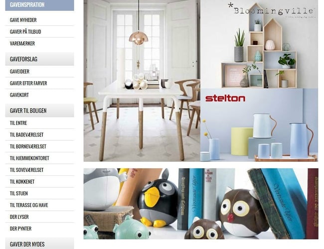 Webshop med gaver og boligtilbehør - stor mulighed for vækst