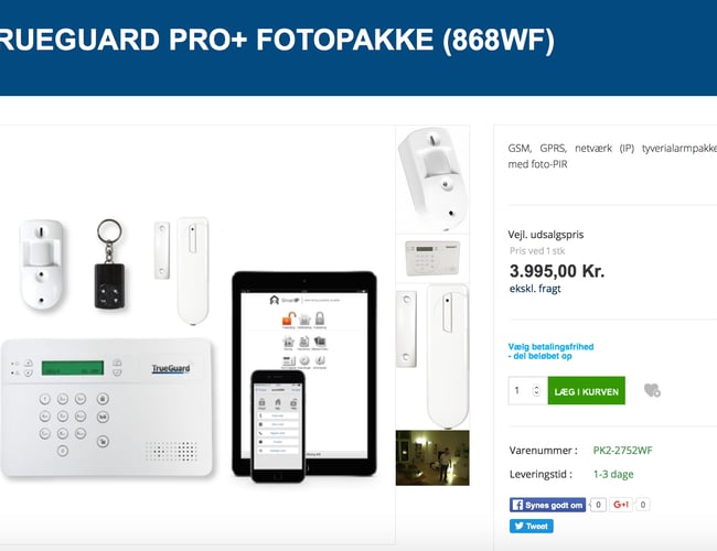 10 år gammel webshop i helt nyt design