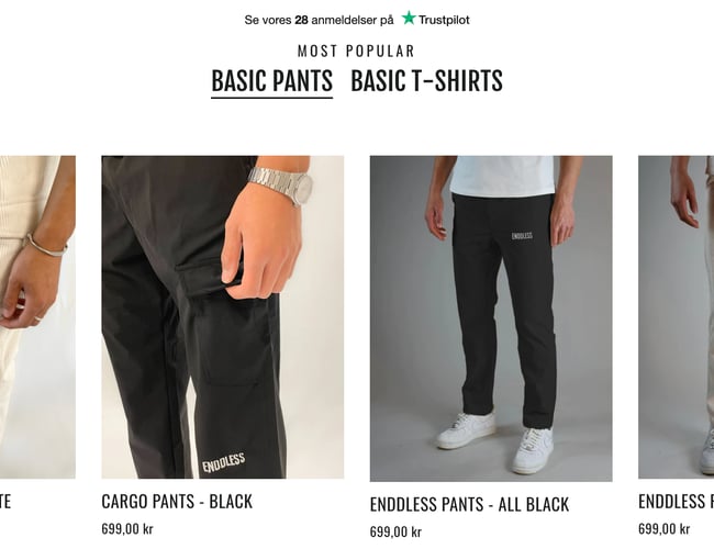 Tøj brand med eget lager & fragtløsning 