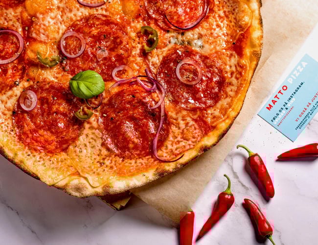 Flot italiensk pizzaria i Frederiksberg mad & kulturhus med ELLER uden maskiner