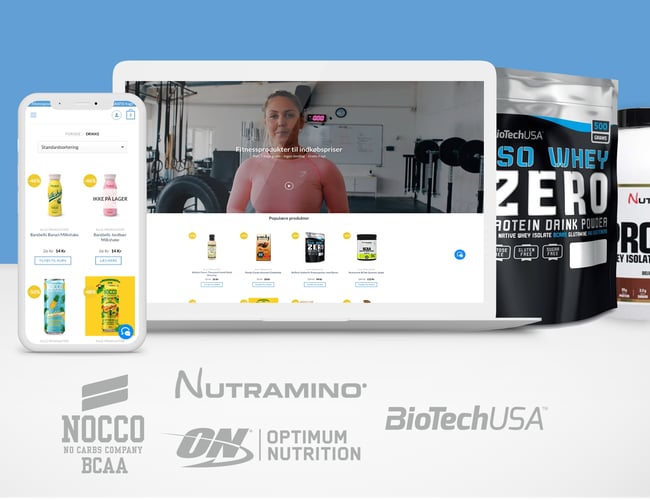 Abonnementsforretning med salg af kosttilskud 