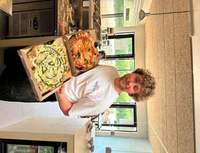 Attraktivt pizzeria i sommerhus område