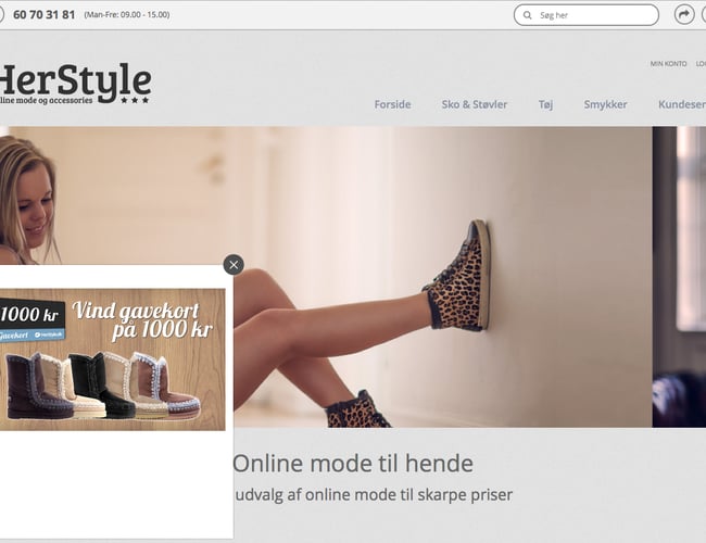 Webshop med SKO og TØJ til kvinde/piger 