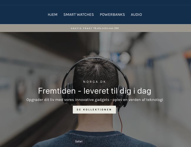 Dropshipping salg af smart-udstyr + audio