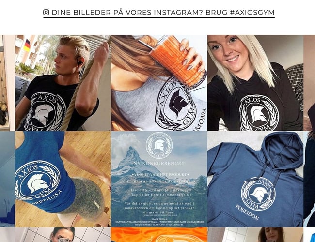 Webshop med salg af eget fitnesstøj brand - Omsætning ialt: 110.242,56 kr. 