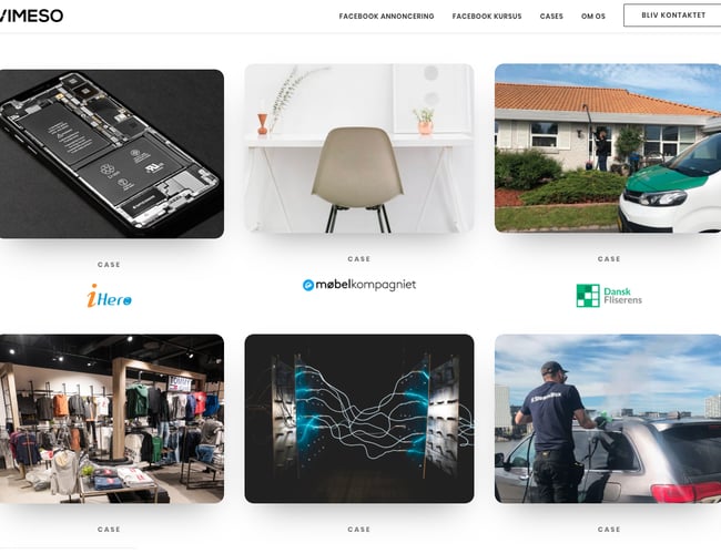 vimeso.dk - PaidSocial Bureau med aktive og stabile kunder - min. 650.000kr. / årligt.