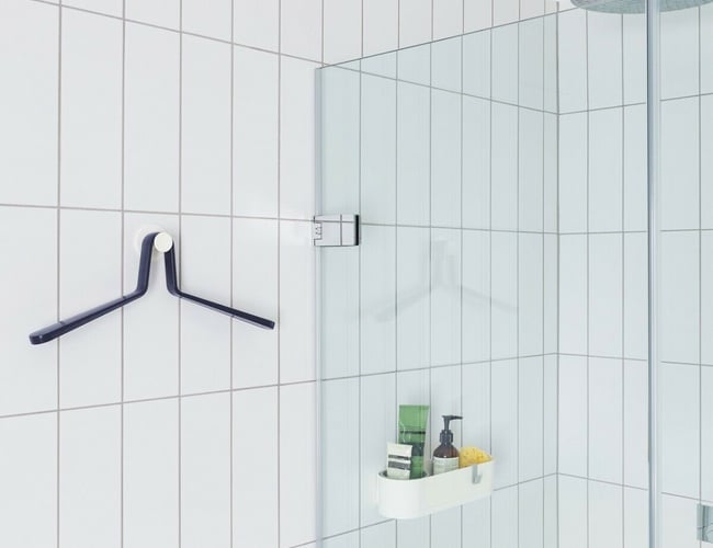 moderne sortiment af badeværelsesudstyr