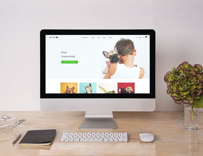 Køreklar virksomhed med salg af dyreartikler - mulighed for dropshipping