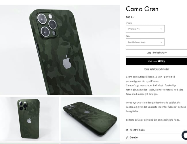 10 år gammel webshop med egen produktion