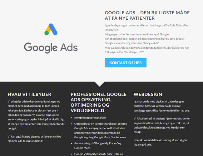 Fast månedlig indtægt med nemme Google Ads kunder
