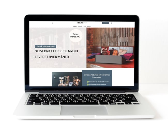 herrebox.dk - Abonnementstjeneste med plejeprodukter til mænd 