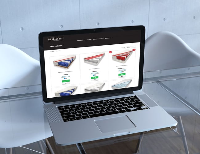 Madrashuset.dk - Webshop til salg. - Stort udvalg af møbler med dropshipping løsning på 10-35% afkast.