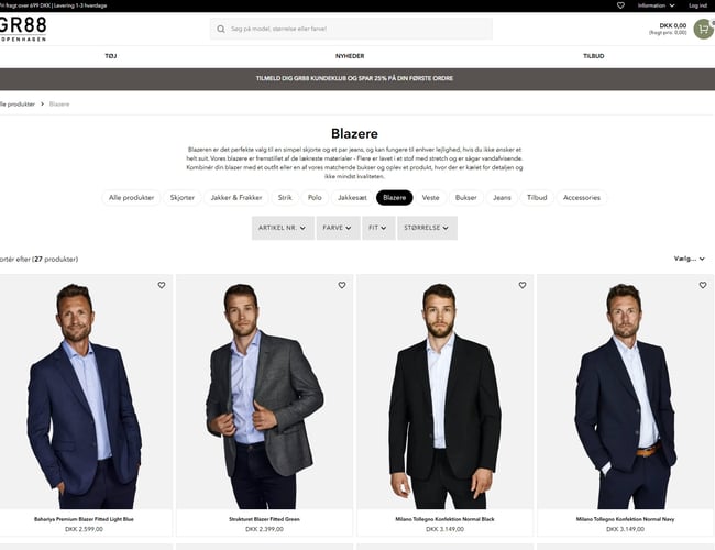 GR88 – Samarbejde eller salg af koncept & shop.