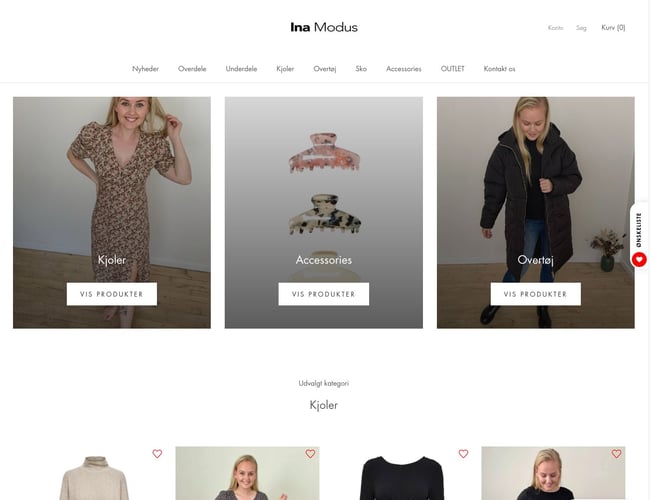 Tøj webshop - Omsat for over 610.000 kr. i de første 8-9 måneder. Brands som Only, Vero Moda og Bestseller. - 95% turn-key 