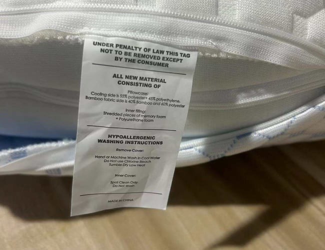 Varelager med puder + branding