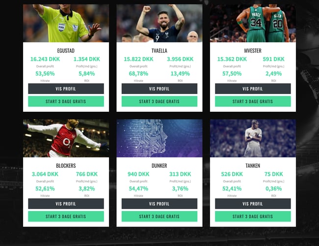 Abonnementsforretning med fokus på sports betting! - 300 aktive abonnenter