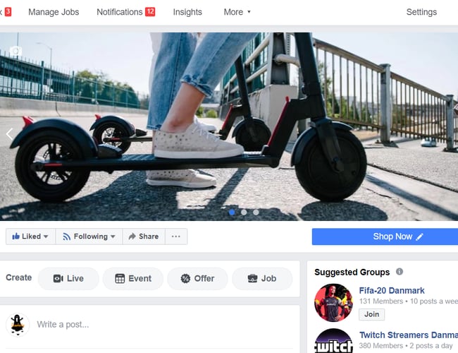 scooterly.dk - El løbehjul webshop med dropshipping sælges